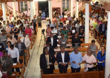 HUNDREDS GIVE THANKS TO GOD THAT ST. KITTS AND NEVIS WAS SPARED FROM HURRICANE IRMA
