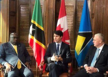 PM HARRIS, AS PART OF OECS MONETARY COUNCIL DELEGATION, MEETS WITH CANADA’S PRIME MINISTER  
