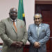AMBASSADOR AL-SAHOUTI PAYS COURTESY CALL ON PRIME MINISTER HARRIS