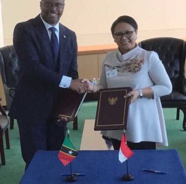 St. Kitts and Nevis Signs Visa Waiver Agreement with the Republic of Indonesia.