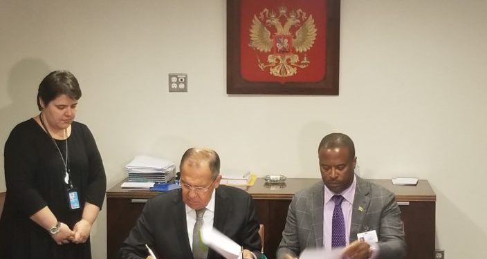 ST. KITTS AND NEVIS SIGNS VISA WAIVER AGREEMENT WITH THE RUSSIAN FEDERATION