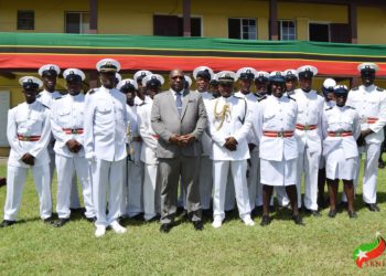 ST. KITTS-NEVIS DEFENCE FORCE COAST GUARD STANDS OUT AT INDEPENDENCE CEREMONIAL PARADE