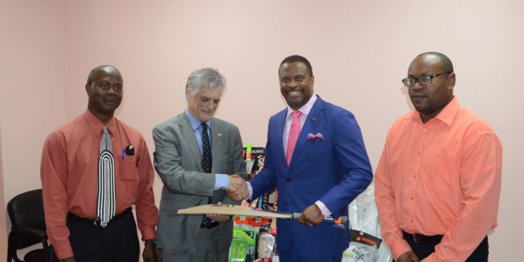 NEWLY DONATED CRICKET GEAR TO ADVANCE SPORTING PROWESS AND ENCOURAGE PHYSICAL ACTIVITY AMONG WOMEN AND YOUTH