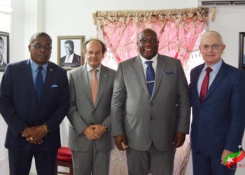 PM HARRIS HOLDS FOUR BILATERAL MEETINGS WHERE GRADUATION OF SIDS AND CLIMATE CHANGE IMPACT FEATURED PROMINENTLY