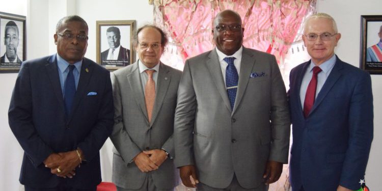 PM HARRIS HOLDS FOUR BILATERAL MEETINGS WHERE GRADUATION OF SIDS AND CLIMATE CHANGE IMPACT FEATURED PROMINENTLY