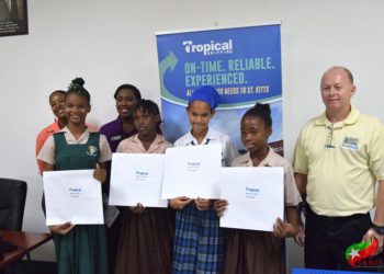 FOUR STUDENTS RECEIVE US $250 SCHOLARSHIP FROM TROPICAL SHIPPING