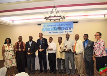 MEN IN ST. KITTS AND NEVIS CELEBRATED FOR THEIR CONTRIBUTION TO SOCIETY