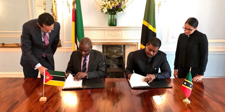 ST. KITTS AND NEVIS FORMALISES RELATIONS WITH THE REPUBLIC OF MOZAMBIQUE