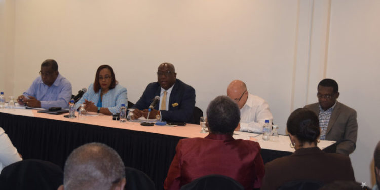 ST. KITTS-NEVIS PRIME MINISTER SAYS HIS GOVERNMENT SUPPORTS SUSTAINED CONSULTATIVE DIALOGUE ON KEY GROWTH ISSUES