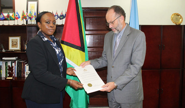 Guyana’s contribution to regional integration lauded during accreditation of the country’s new Ambassador to CARICOM