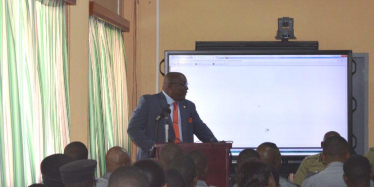 LET EXCELLENCE BE YOUR STANDARD, PM HARRIS URGES POLICE OFFICERS