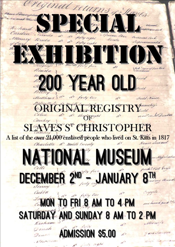 Two Hundred Year Old Register of Slaves to go on Exhibit at National Museum