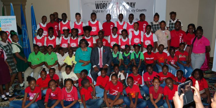 ST. KITTS AND NEVIS REMAINS COMMITTED TO ENSURING THAT PEOPLE LIVING WITH HIV/AIDS ARE ABLE TO STAY HEALTHY AND ALIVE