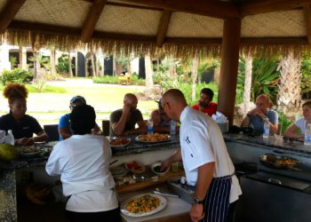 CrewFest participants learn Caribbean cuisine