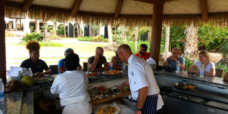 CrewFest participants learn Caribbean cuisine