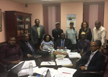 PM HARRIS AND CABINET MEET WITH SOUTH FRIARS BEACH BAR OPERATORS