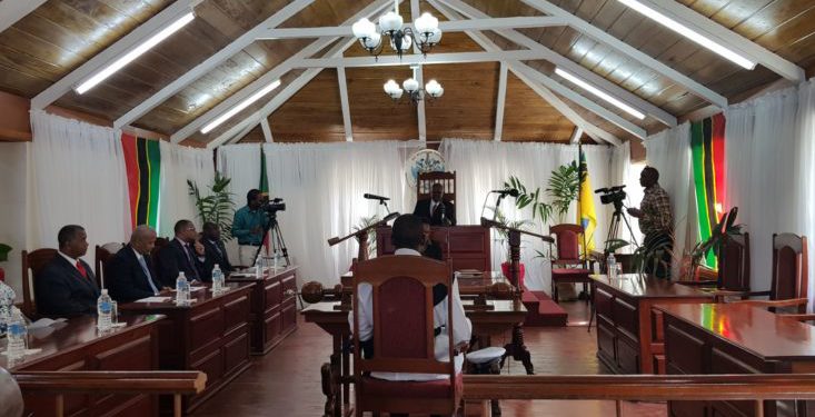 PRIME MINISTER HARRIS LEADS FEDERAL DELEGATION TO OPENING SESSION OF NEVIS ISLAND ASSEMBLY