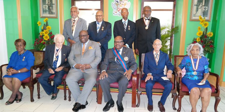 EIGHT HONOUREES AWARDED FOR THEIR STELLAR CONTRIBUTION TO NATION BUILDING IN ST. KITTS AND NEVIS