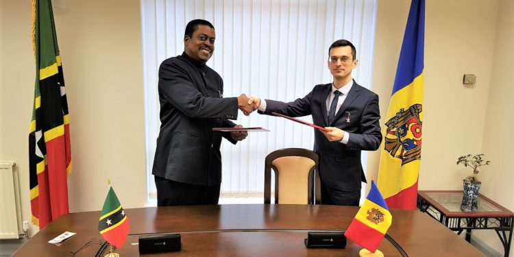 GOVERNMENTS OF ST. KITTS AND NEVIS AND REPUBLIC OF MOLDOVA SIGN JOINT VISA WAIVER AGREEMENT