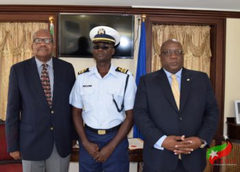 COMMANDER COMRIE OF THE ST. KITTS-NEVIS DEFENCE FORCE OFFICIALLY RECEIVES APPOINTMENT