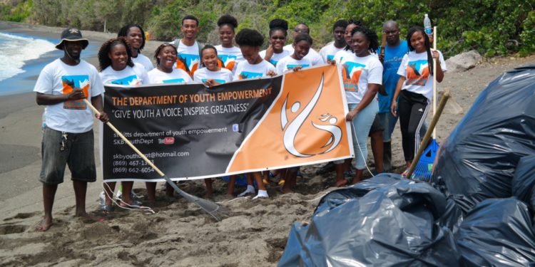 YOUTH VOLUNTEER CORPS CLEANS UP LIME KILN BAY
