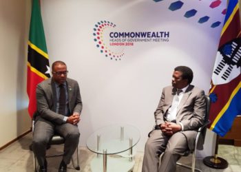 ST. KITTS-NEVIS ENGAGES WITH SWAZILAND IN THE MARGINS OF CHOGM