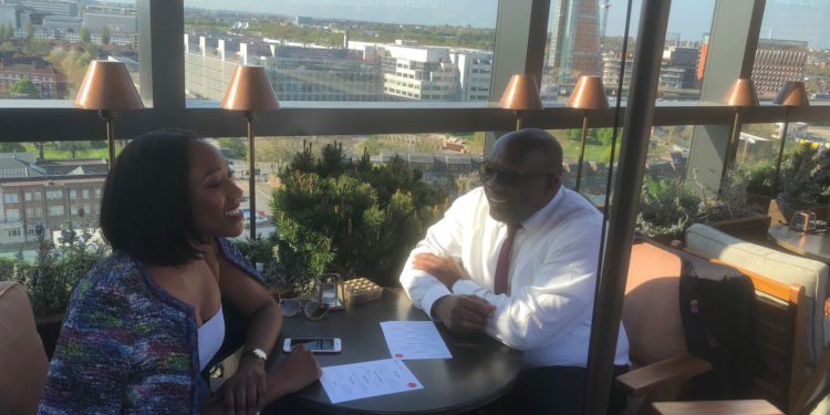 PM HARRIS MEETS WITH VANESSA KINGORI, A BRITON OF KITTITIAN DESCENT, WHO KEEPS BREAKING NEW GROUND IN THE BRITISH MAGAZINE INDUSTRY
