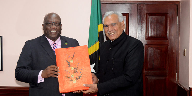 ST. KITTS AND NEVIS AND THE REPUBLIC OF INDIA EXPLORE AREAS FOR FUTURE COOPERATION