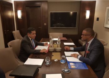 Foreign Minister Brantley discusses Caribbean Migrants and other issues with Lord Ahmad ahead of CHOGM