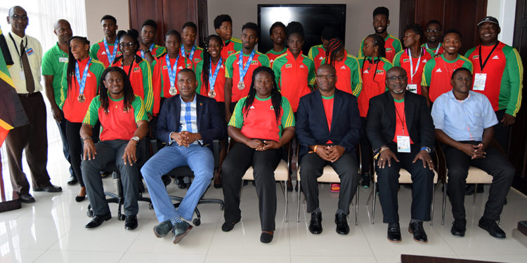 HERO’S WELCOME HOME FOR ST. KITTS AND NEVIS’ 2018 CARIFTA TEAM