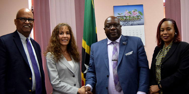 NEW IMF REGIONAL CHIEFS VISIT ST. KITTS AND NEVIS, PAY COURTESY CALL ON PRIME MINISTER HARRIS