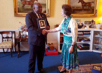 PRIME MINISTER HARRIS HOLDS AUDIENCE WITH HER ROYAL HIGHNESS PRINCESS ANNE