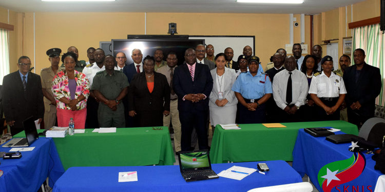 SENIOR SECURITY OFFICIALS PARTICIPATE IN CRISIS MANAGEMENT TRAINING COURSE IN ST. KITTS