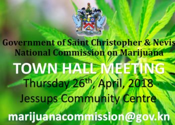 St. Kitts and Nevis National Marijuana Commission Town Hall Meetings – Thursday April 26