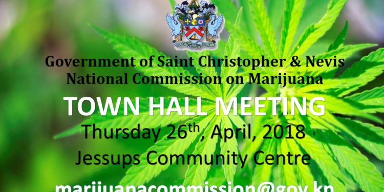 St. Kitts and Nevis National Marijuana Commission Town Hall Meetings – Thursday April 26