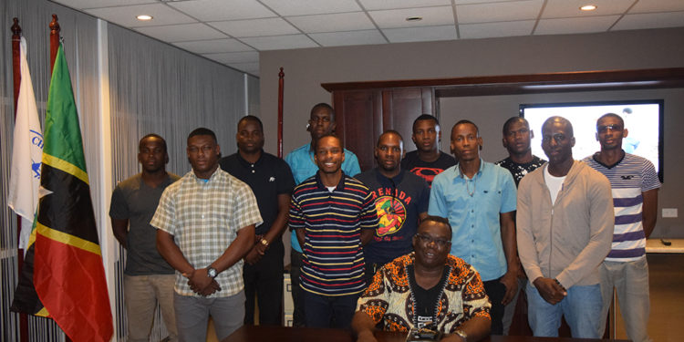 PM HARRIS AND POLICE HIGH COMMAND WELCOME 29 NEW RECRUITS FROM GRENADA AND ST.VINCENT AND THE GRENADINES