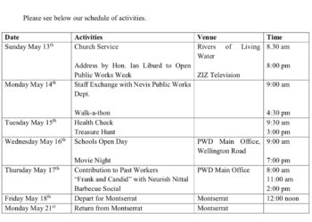 Public Works Week 2018 (May 13th to 19th)
