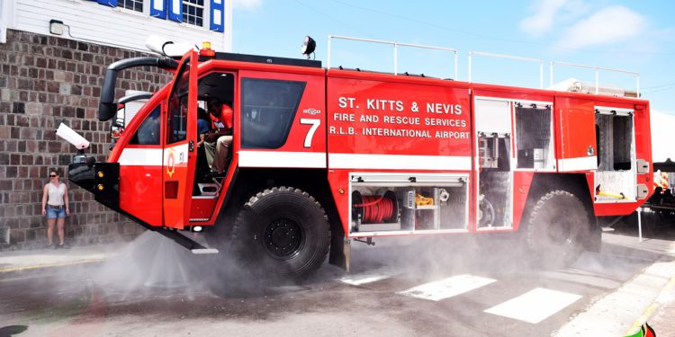 SCORES OF RESIDENTS SUPPORT ST. KITTS AND NEVIS FIRE AND RESCUE SERVICES’ OPEN DAY