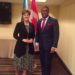 Minister Mark Brantley Engages with Canada’s Minister of International Cooperation and La Francophonie in the margins of COFCOR