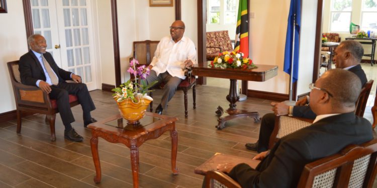 SIR CLARE ROBERTS TO ASSIST ST. KITTS AND NEVIS DRAFT A NEW LABOUR CODE