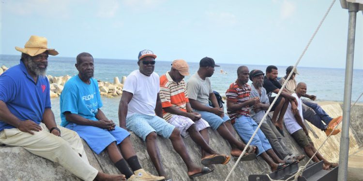 OLD ROAD FISHERFOLK ASSURED THAT DAMAGED BREAKWATER PIER WHEN REBUILT WILL BE MORE SUSTAINABLE