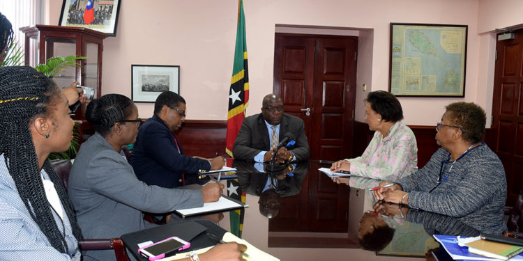 PM HARRIS AND COMMONWEALTH SECRETARY-GENERAL PROMOTE THE INTERESTS OF SMALL ISLAND STATES