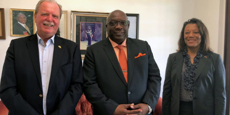 PM HARRIS HOLDS PRODUCTIVE MEETING WITH AMBASSADOR OF THE FEDERAL REPUBLIC OF GERMANY   