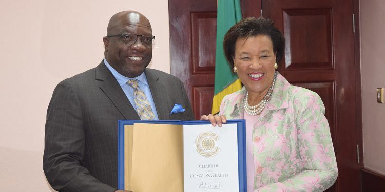 IN ST. KITTS-NEVIS, RT. HON. PATRICIA SCOTLAND QC DISCUSSES HOW THE COMMONWEALTH IS HELPING SIDS BUILD CLIMATE RESILIENCE
