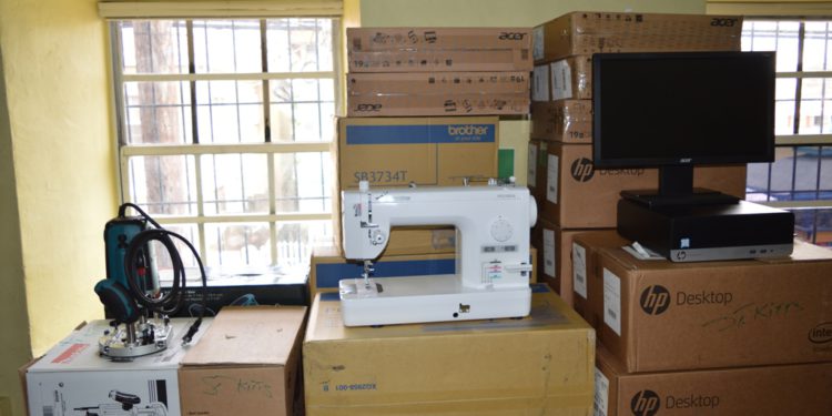 INMATES AT HER MAJESTY’S PRISON IN ST. KITTS RECEIVE EQUIPMENT TO ENHANCE THEIR PERSONAL DEVELOPMENT