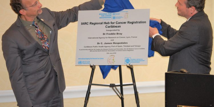 IARC PARTNERS WITH CARPHA IN LAUNCHING NEW REGIONAL HUB FOR CANCER REGISTRATION IN THE CARIBBEAN AT CMO’S MEETING IN ST. KITTS