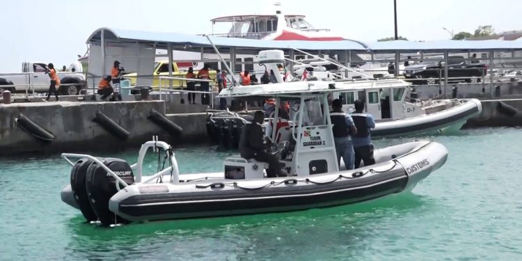 CUSTOMS DEPARTMENT PROVED TO BE AN EXCEPTIONAL PARTNER TO COAST GUARD UNIT DURING EXERCISE TRADEWINDS 2018