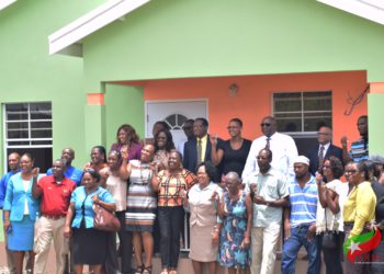 GOVERNMENT DISTRIBUTES 16 NEW HOMES TO 16 FAMILIES IN HALF WAY TREE, ST. KITTS