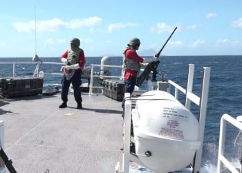 SOLDIERS FROM ST. KITTS-NEVIS, THE DOMINICAN REPUBLIC AND THE UNITED STATES DEMONSTRATE LIVE FIRE CAPABILITIES