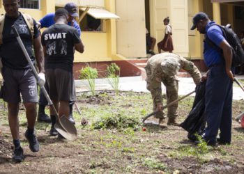 MULTINATIONAL FORCES LEAVE MARK ON ST. KITTS-NEVIS BEFORE MOVING ON TO BAHAMAS FOR PHASE TWO OF EXERCISE TRADEWINDS 2018